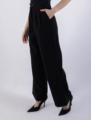 Flared Leg Solid Formal Trouser\س يمسر ميمصتب لجرأ ةعساو ه