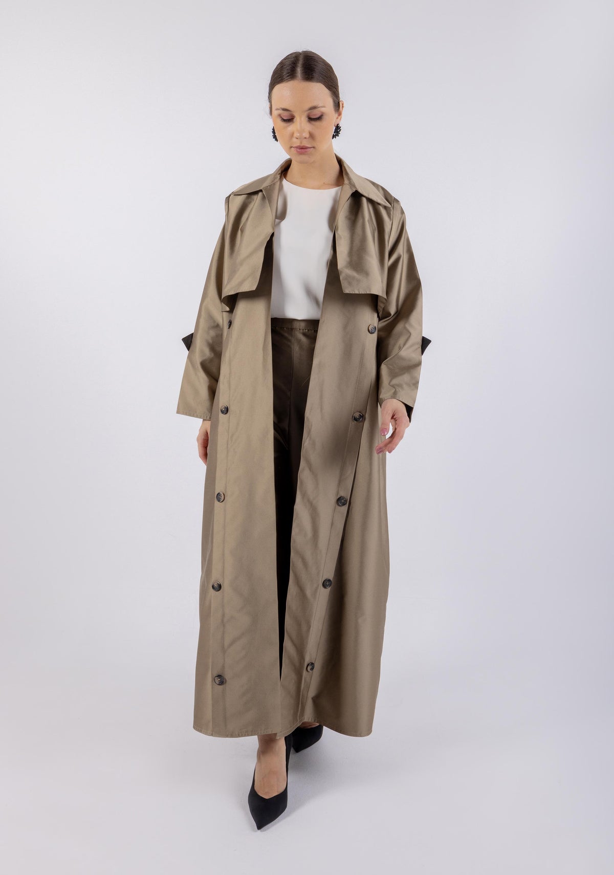 Trench Coat Style Abaya