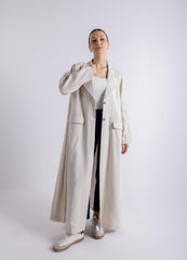 2465007-Blazer Abaya with Button Details