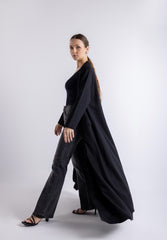 2465006-Blazer Cut Maxi Abaya