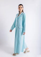 2465007-Blazer Abaya with Button Details