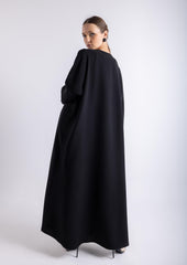 2465004-Midnight Poise Black Abaya