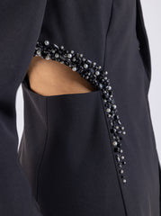 Embellished Blazer with Intricate Side Detailing