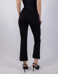 Formal Solid Straight Leg Trouser