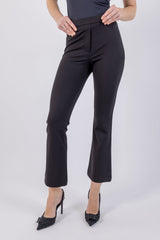 Formal Solid Straight Leg Trouser