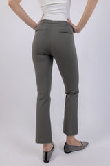 Formal Solid Straight Leg Trouser