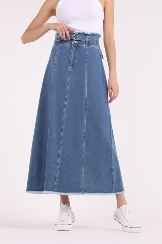 2401008-Denim Skirt