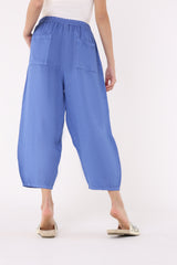 Elastic Hem Solid Trouser