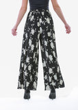 2304270-Floral Plisse Trousers
