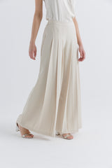 Flowing Pleated Palazzo Pants