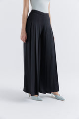 Flowing Pleated Palazzo Pants