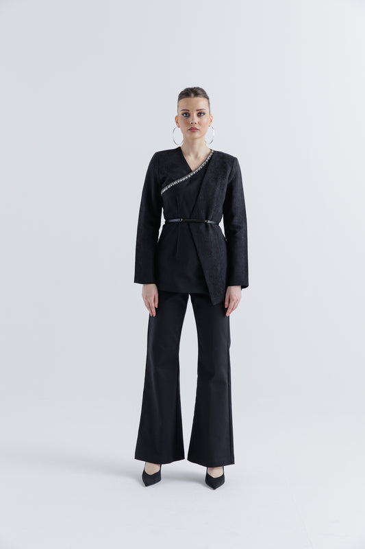 Sophisticated Tailored Flared Pants