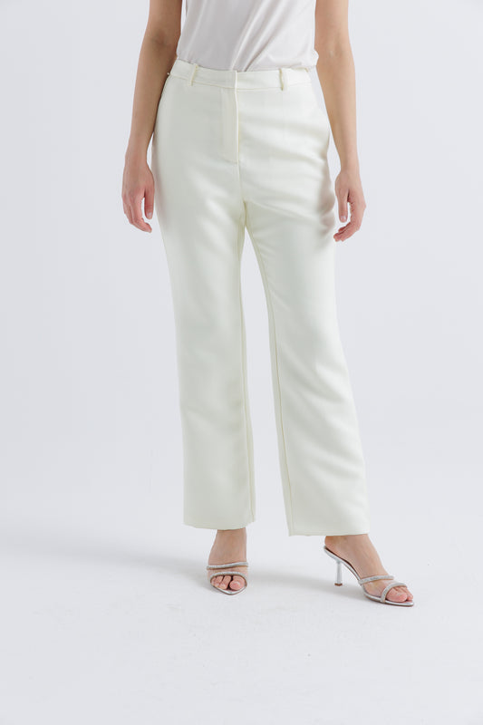 Elegant High-Waist Tailored Pants