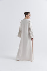 "Ethereal Elegance – Embellished Long Cardigan"