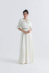 Ethereal Elegance Embellished Maxi Dress