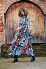 Bohemian Layered Maxi Dress