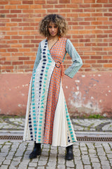 "Artisanal Wrap Kaftan – A Fusion of Elegance & Heritage"