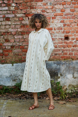 Elegant Embroidered Shirtdress