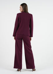 Formal Straight Leg Solid Trouser