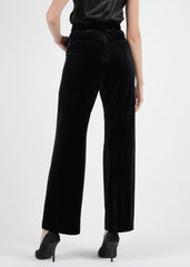 Velvet Straight Leg Solid Trouser