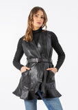 2108008- Belted Leather Vest