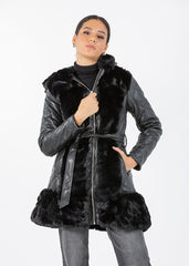 2322003-Faux Fur Jacket