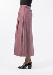 2101016- High Waisted Leather Skirt - Montania Shop