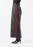 1976005-PU Skirt With Jacquard Detail - Montania Shop