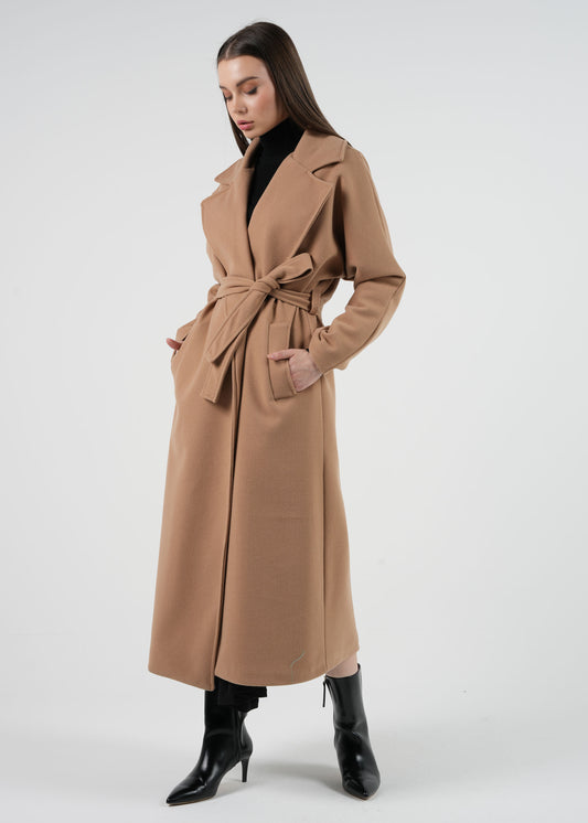 Classic Belted Wool Coat