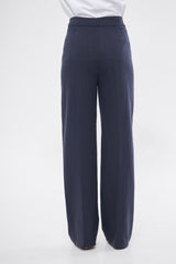 Formal Solid Straight Leg Trouser