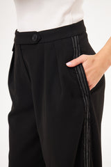 Straight Leg Solid Formal Trouser