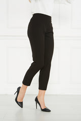 2104045- Tapered Pants with Elastic Back - Montania Shop