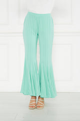 2104050- Striped Bell Bottom Pants - Montania Shop