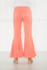 2104050- Striped Bell Bottom Pants - Montania Shop