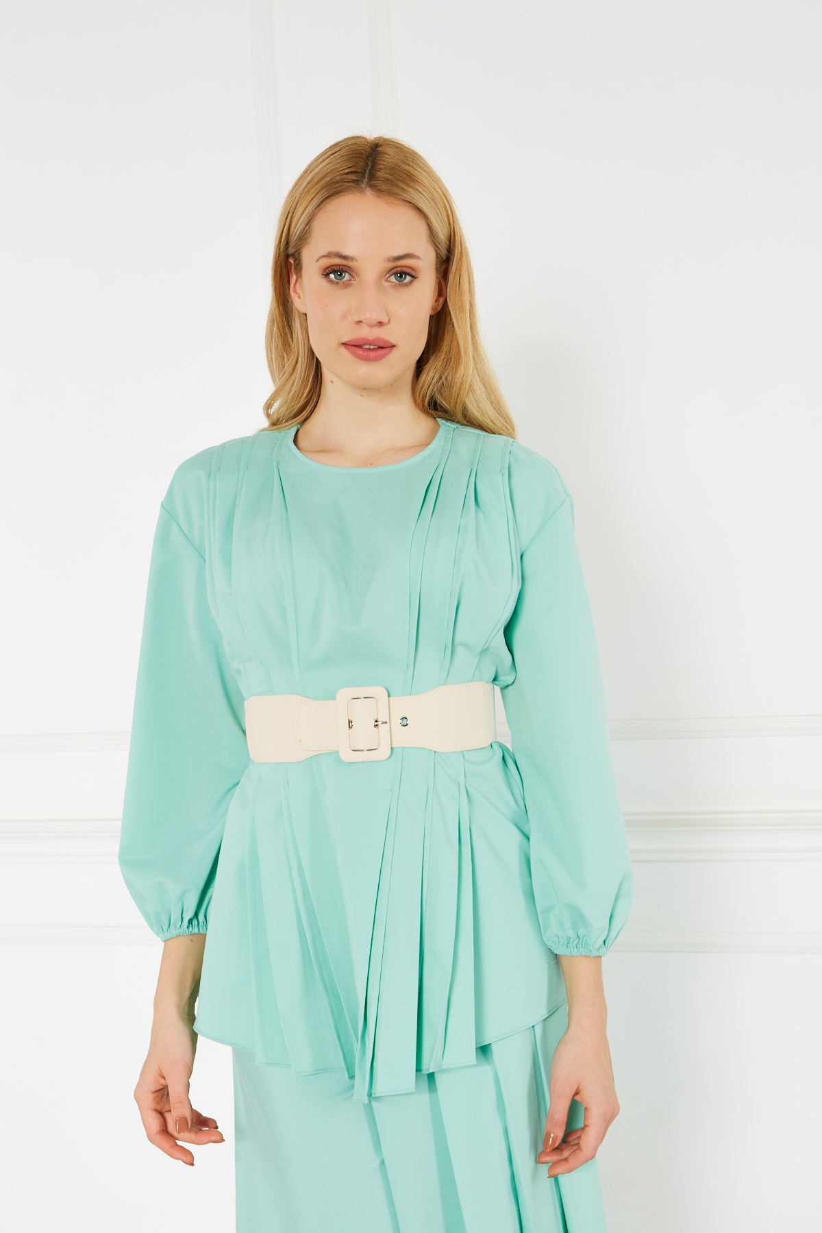 2105067- Belted Blouse