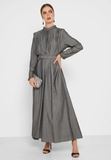 2143062- Sharp Pleated Maxi Dress