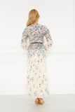 2143082- Floral Maxi Dress - Montania Shop