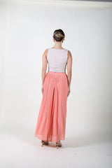 2204052- Pleated Palazzo Pants - Montania Shop