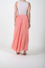 2204052- Pleated Palazzo Pants - Montania Shop