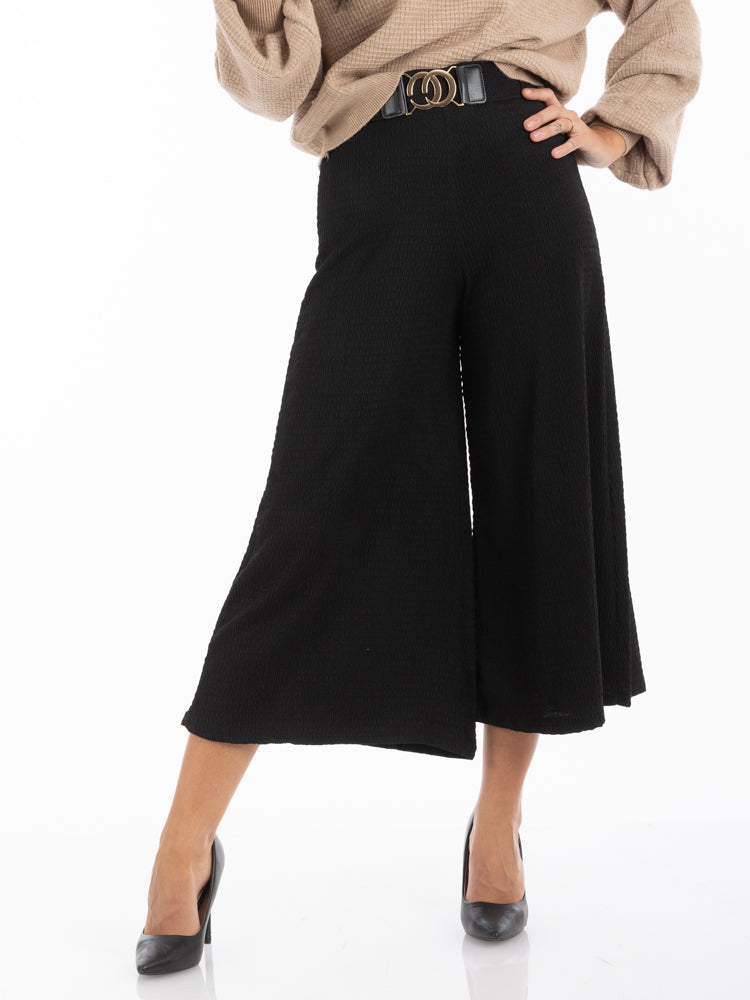 2204156- High Waist Wide Leg Pants