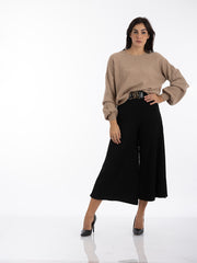 2204156- High Waist Wide Leg Pants