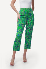 2304004- Linen Printed Pants