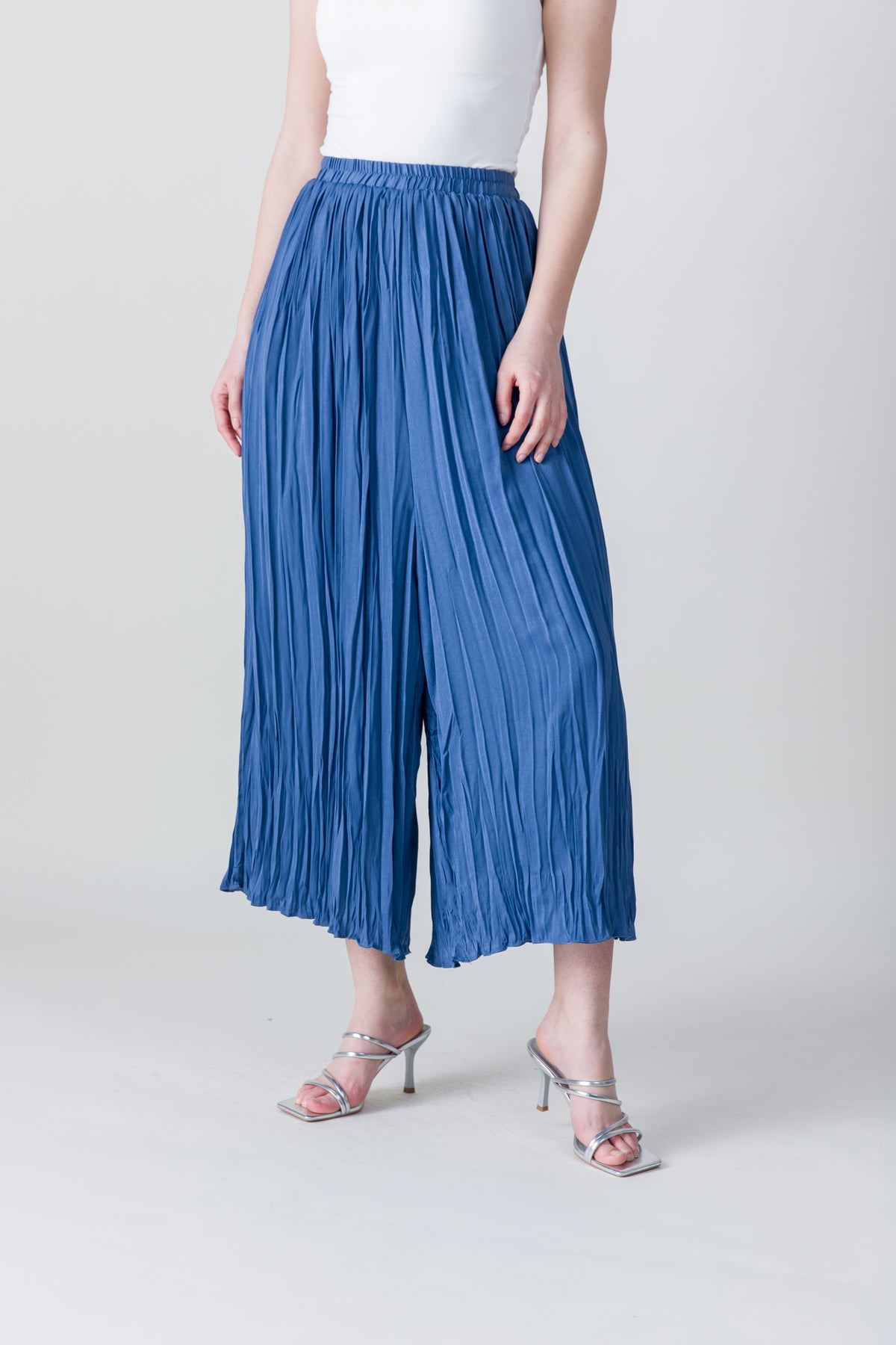 2305003- Pleated Wide Leg Pants