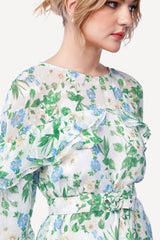 2305005- Floral Print Blouse