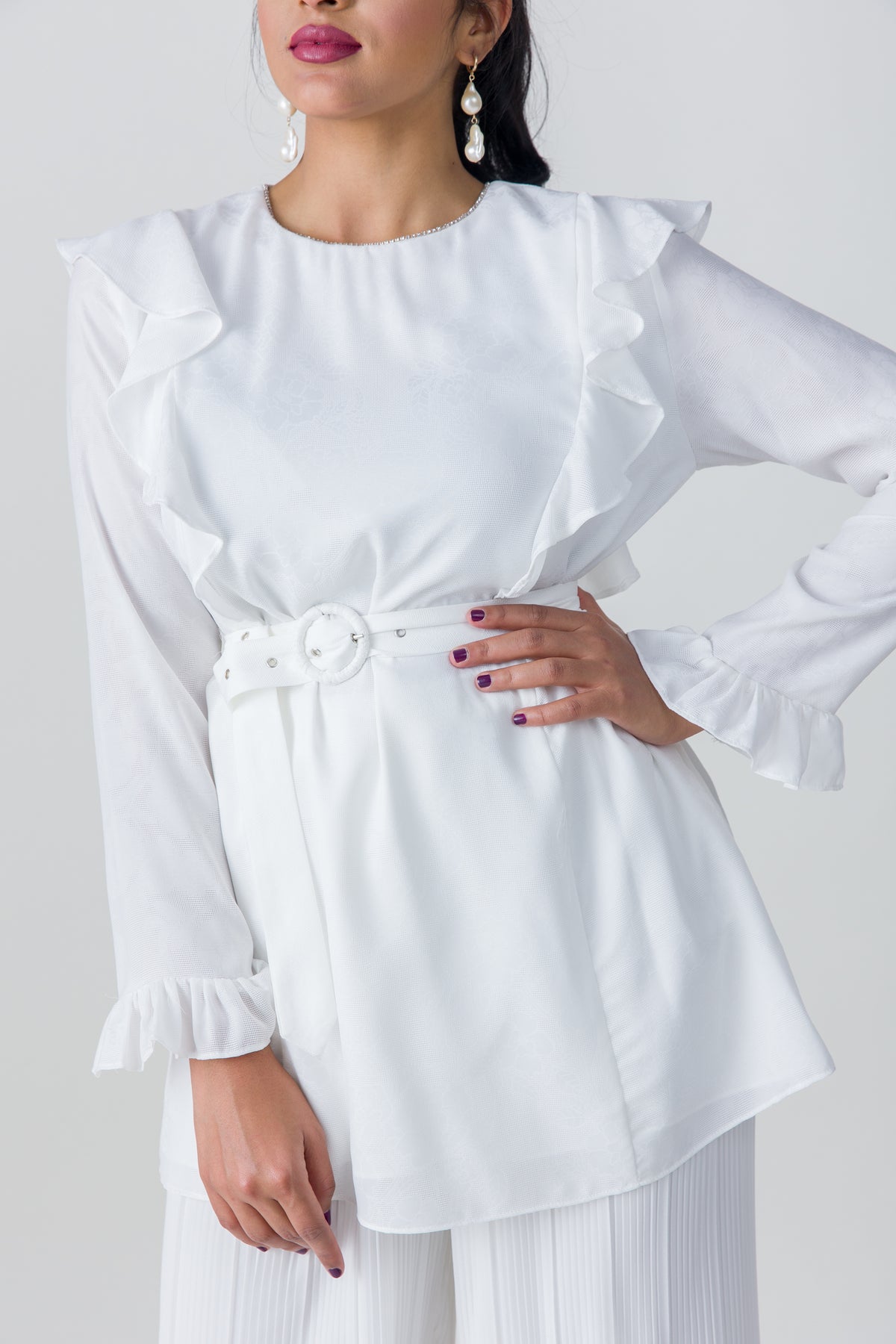 2305006- Ruffle Frill Blouse