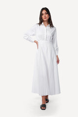 2305011- Collar Shirt Dress