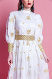2306043- Bishop Sleeve Maxi Dress