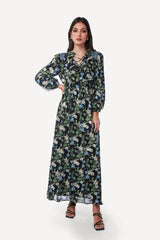 2343003- Floral Print Maxi Dress