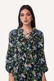 2343003- Floral Print Maxi Dress