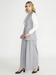 2104031- High Waist Palazzo Pants - Montania Shop